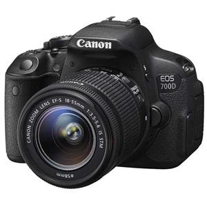 دوربین کانن Canon EOS 700D Kit 18-55mm f/3.5-5.6 IS STM/دست دوم-4111 شات 