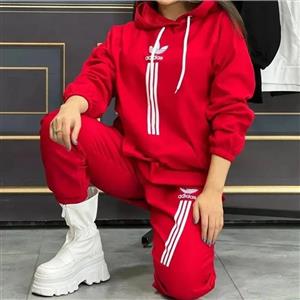 ست هودی وشلوار۳خط آدیداس توکرکی