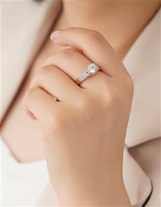 انگشتر زنانه ژوپینگ نگین دار کد RS-1453