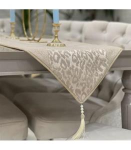 رانر طرح ماریتا مخمل کرم نسکافه