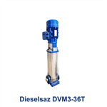 پمپ آب عمودی طبقاتی دیزل ساز مدل Dieselsaz DVM3-36T