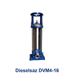 پمپ تک عمودی طبقاتی دیزل ساز مدل Dieselsaz DVM4-16