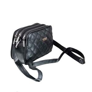 کیف دوشی زنانه 3 زیپ سوسن گلدوزی