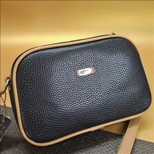 کیف دوشی زنانه دو زیپ طرح سانا