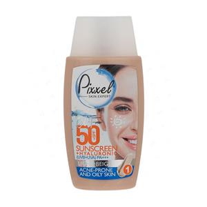 کرم ضد آفتاب پیکسل مدل LIGHT BEIGE پوست چرب و مختلط حاوی SPF50 حجم 50 میلی لیتر