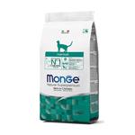 غذای خشک مخصوص گربه Monge مدل Hairball تهیه شده از گوشت مرغ -  400گرم