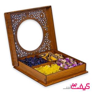 جعبه پذیرایی دمنوش مدل نگین
