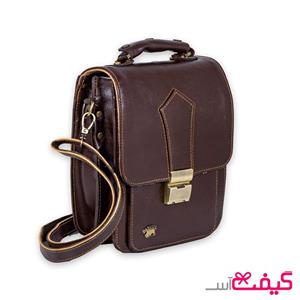 کیف دستی و‌ دوشی چرم طبیعی باروج سایز 1