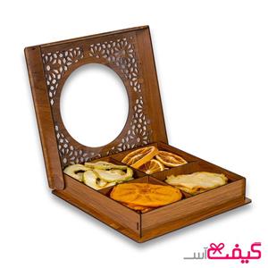 جعبه پذیرایی میوه خشک مدل نگین