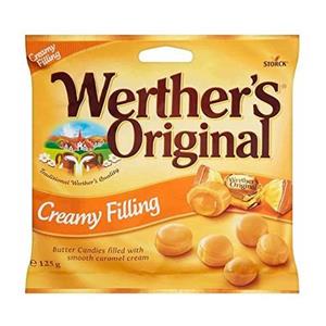 آبنبات با مغز خامه ای اورجینال وردرز Werther’s وزن 125 گرم