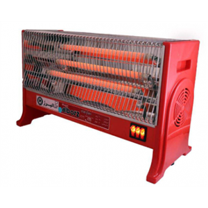 بخاری برقی البرز مدل EH2000 سفالی ساده رنگ: قرمز