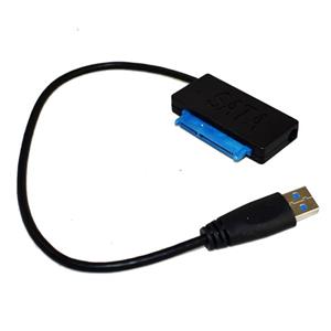 کابل تبدیل mini sata به USB2.0 اسلیم برای DVD-RW لپ تاپ 