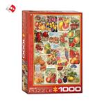 پازل یوروگرافیکس 1000تکه طرح Fruits Seed Catalogue Collection کد60000818