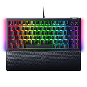 کیبورد مخصوص بازی ریزر مدل RAZER BLACKWIDOW V4 75%