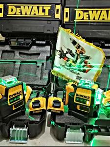 تراز لیزری نور سبز جفت باتری #دیوالت سه بعدی مدل 0012v