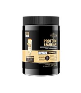 ماسک مو پروتئین برزیلی هنی ویز HENIWAYS کراتینه بدون سولفات Protein Brazilian حجم 1000 میل