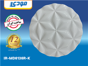 چراغ سقفی ۳۶ وات گرد طرح گل مودی