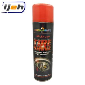 اسپری براق کننده و تمیز کننده لاستیک خودرو دوپلی کالر Tire Shine 500ml 