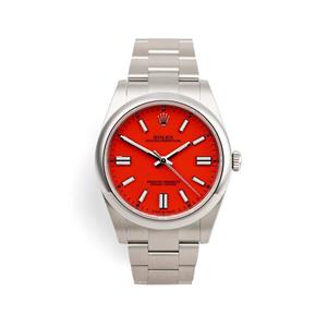 ساعت رولکس مردانه اویستر پرپچوال قرمز Rolex-4121-G