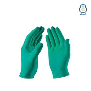 دستکش معاینه نیتریل اچ دی آبی سایز اسمال