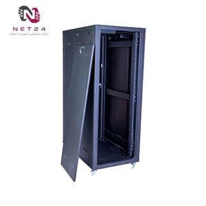 رک ایستاده کبیر صنعت 32 یونیت عمق 100 فن پاور پیچ چرخدار سینی kabirSanat KS32100DFB