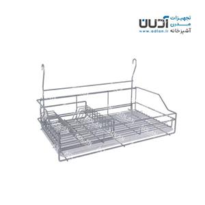 آبچکان آویز استیل با سینی کریستال – آریانا