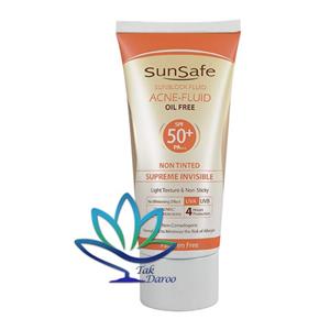 فلوئید ضد آفتاب فاقد چربی  SPF50 سان سیف