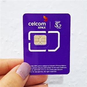  سیم کارت فیزیکی celcom مالزی