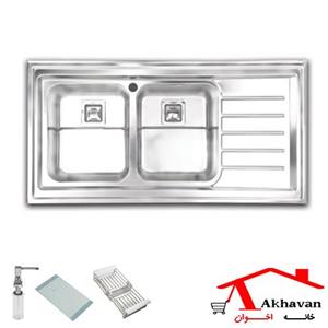سینک ظرفشویی روکار کد 511 اخوان