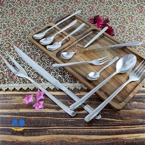 سرویس قاشق چنگال برند SG – مدل classic – استیل براق