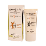 ضد افتاب کرم پودری مکیسان SPF50 سان سیف Sunsafe Foundation Sunscreen 