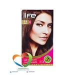 کیت رنگ موی لایف شماره 5 قهوه ای طبیعی Hair Color Life Kit Brown 5.0