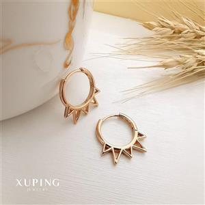 گوشواره حلقه ای ژوپینگ مدل خورشید کد B1310