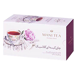چای کیسه ای ساده مانی 25 عددی