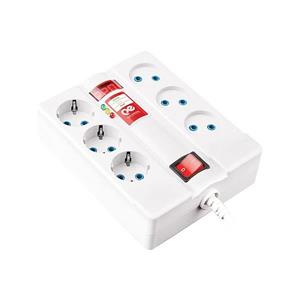 محافظ برق ۶ خانه پارت الکتریک کابل ۳ متر مدل PE7381