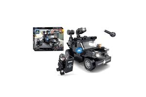 لگو نیرو ویژه پلیس مدل ماشین مسلح (کد KY67293-5)