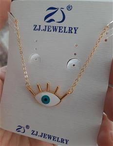 گردنبند چشم نظر مژه دار کد H05۷