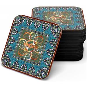 زیر لیوانی چوبی mdf فرش خط...