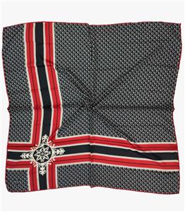 روسری سفید مشکی قرمز مجلسی 2924