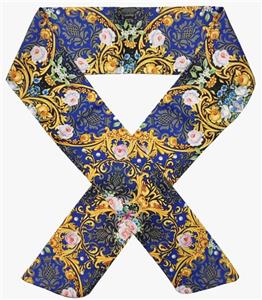 دستمال گردن زنانه آبی کاربنی 2926