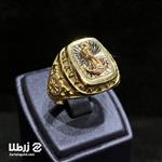 انگشتر مردانه طلا طرح لنگر و سکان کد R24019