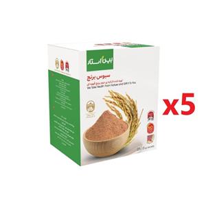 سبوس برنج دکتر بیز(سبوس لایه دوم برنج قهوه ای)پک 5عددی