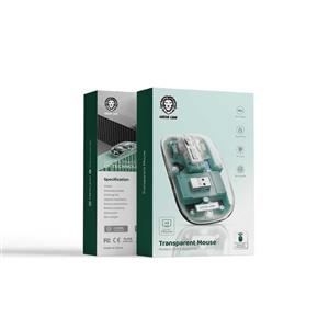 ماوس شفاف گرین لاین مدل GNTRAMOUSE ا Green Lion transparent 2400DPI 400mAh mouse