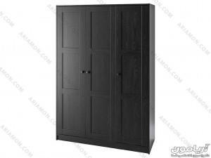 کمد لباس مشکی ساده