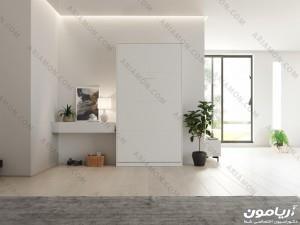 تخت تاشو تک نفره سفید