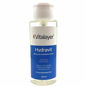 محلول پاک کننده آرایش وست خشک هیدرا وایت ویتالیر Vitalayer