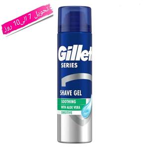 ژل اصلاح ژیلت اصل اروپا مدل آلوئه ورا حجم 200 میلی لیتر