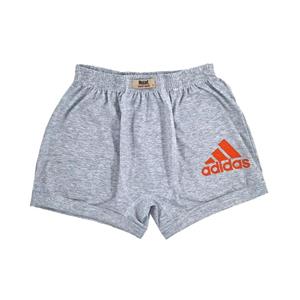 شورت مردانه نیم پا حجت طرح adidas رنگ طوسی روشن