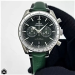 ساعت امگا مردانه اسپید مستر بند چرم سبز Omega Speedmaster S4138G 