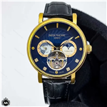 ساعت پتک فیلیپ مردانه اسکلتون طلایی مشکی Patek Philippe P9068G 